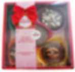 PREMIUM: Gift Box of 5 Dark Chocolate Alfajores filled with Dulce de leche