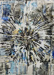 art abstrait moderne - Artiste Aliel - Canada