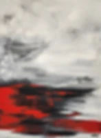 triptyque 1 échos d'un rêve intérieur peinture abstraite salle de conférence par artiste Aliel