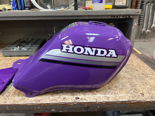Custom 85-87 Honda 250ES metal tank. | D and A Restorations