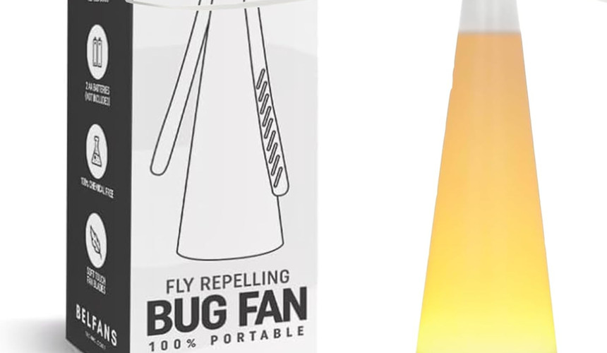 LED Fly Fans for Tables – USB Rechargeable Food Fans