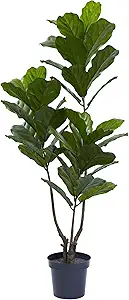 Nearly Natural 65IN Tall Artificial Fiddle Leaf Fig Tree Indoor/Outdoor