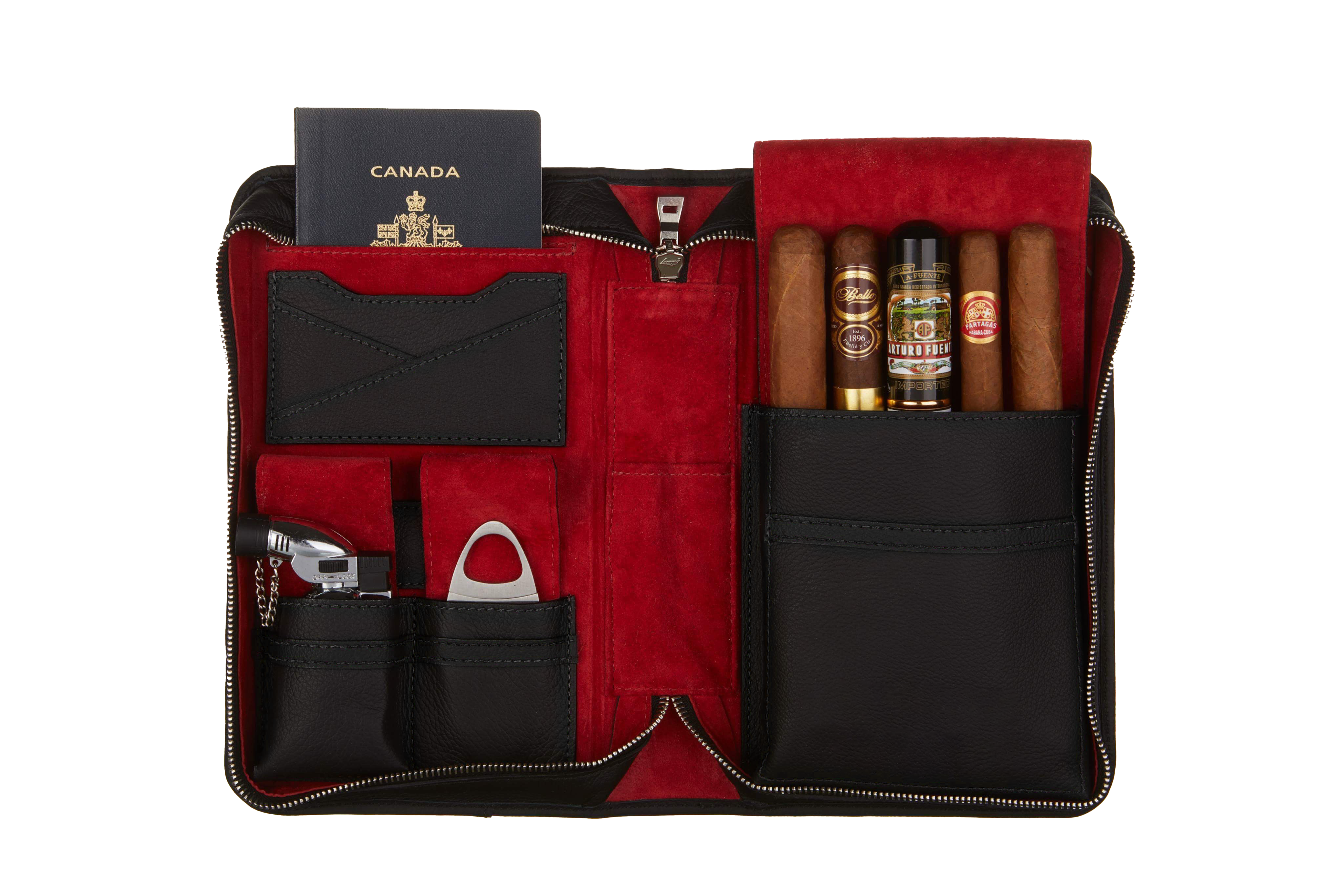 Cigar case full grain leather