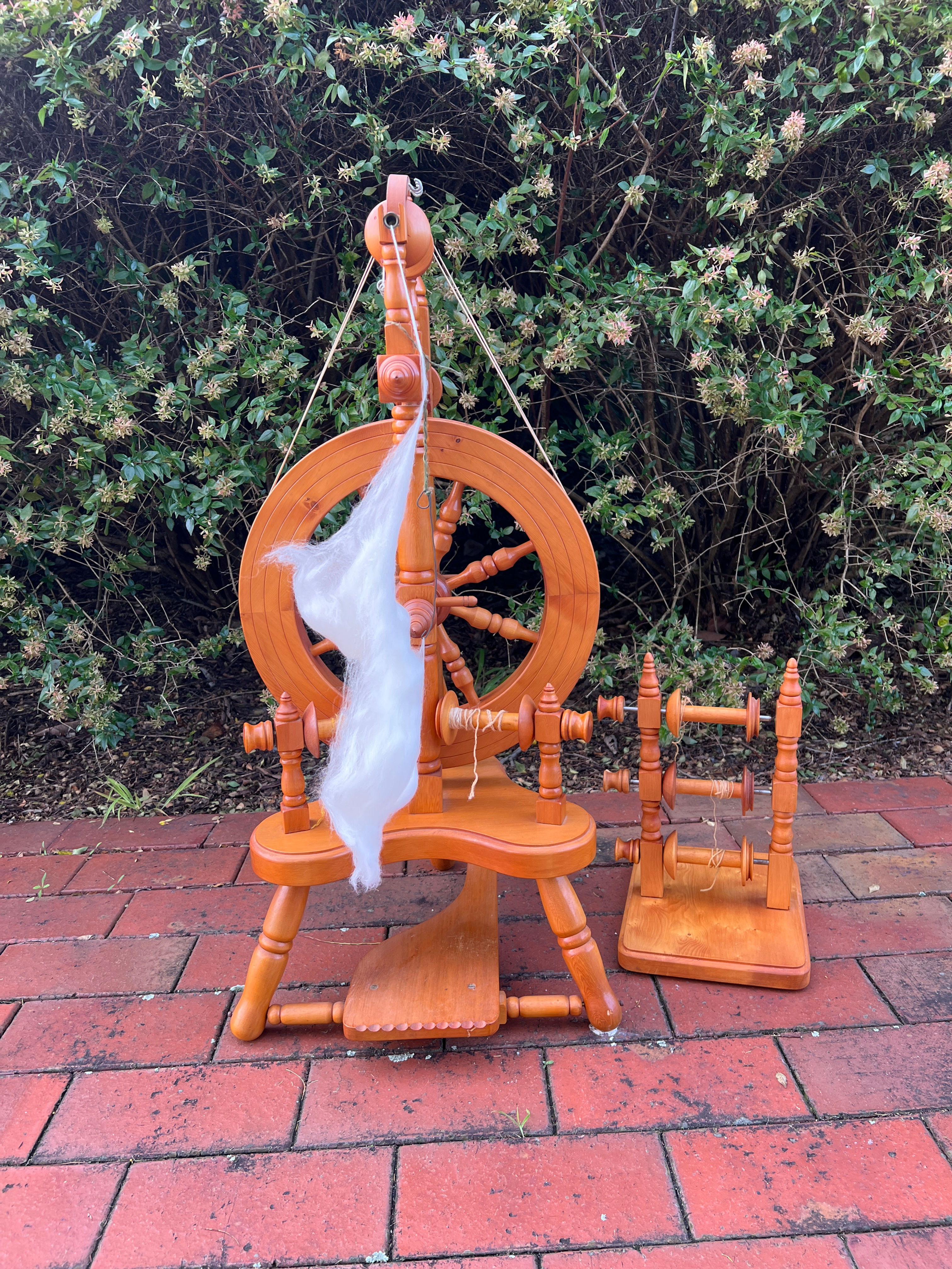 Cecil Eyres Spinning Wheel with Lazy Kate
