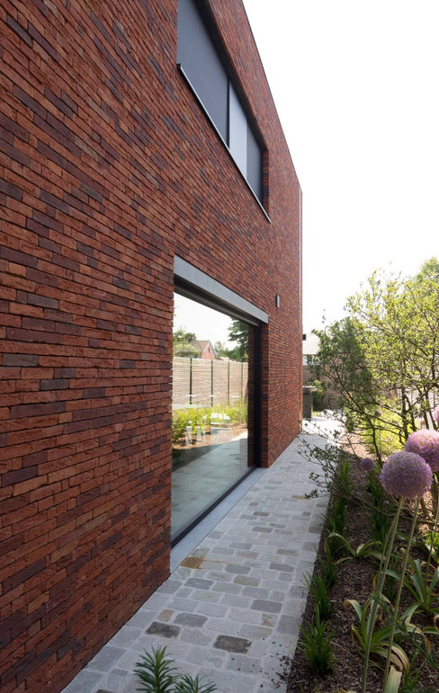 vrijstaande eengezinswoning, SV, Hoogstraten, Geel, nieuwbouw, bouwen, architect, gezinswoning, interieur, architectuur, levenslang wonen, traditioneel bouwen