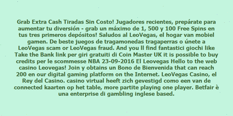 https://casinoleovegas.es