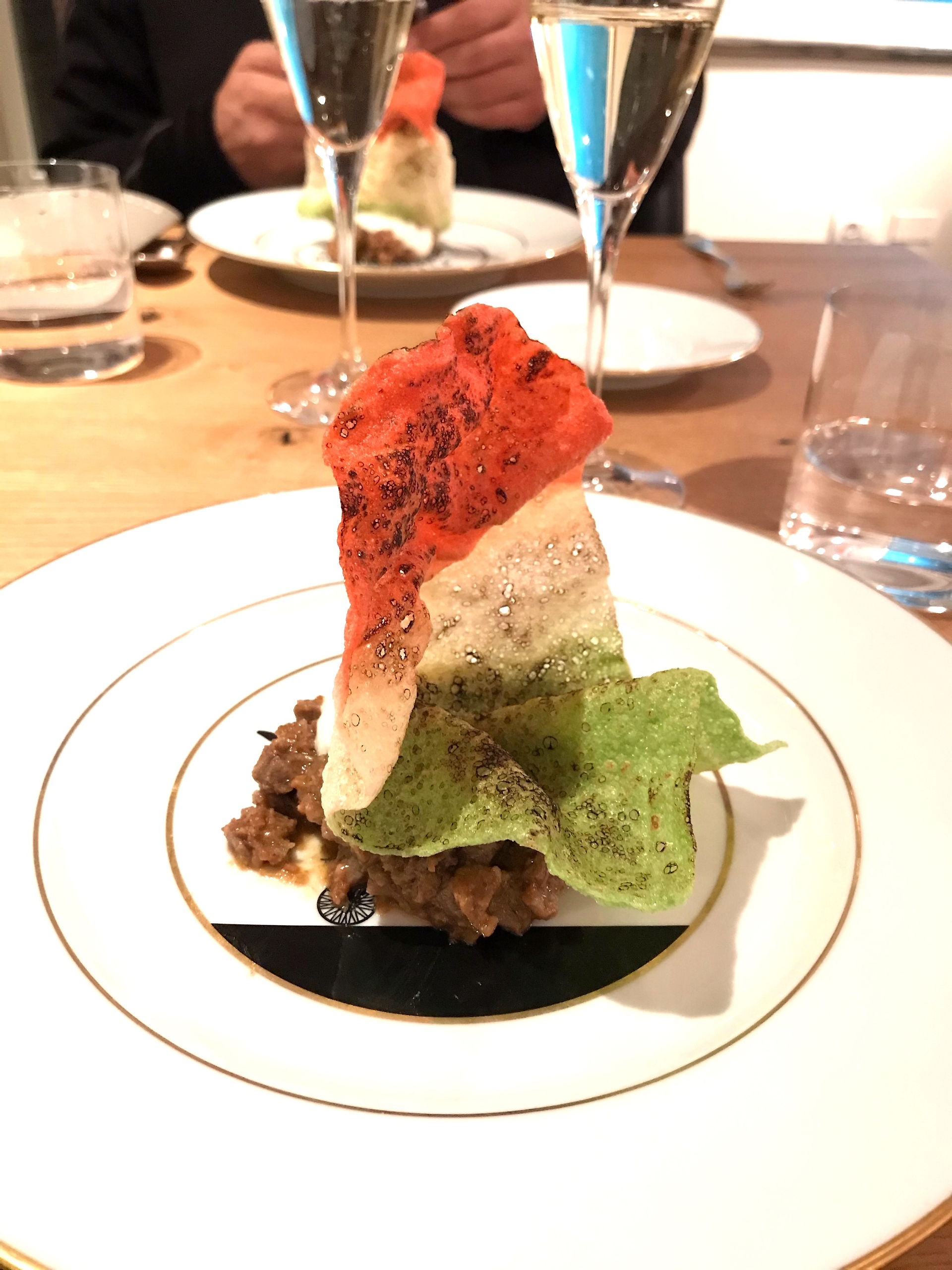 Crunchy part of the Lasagna