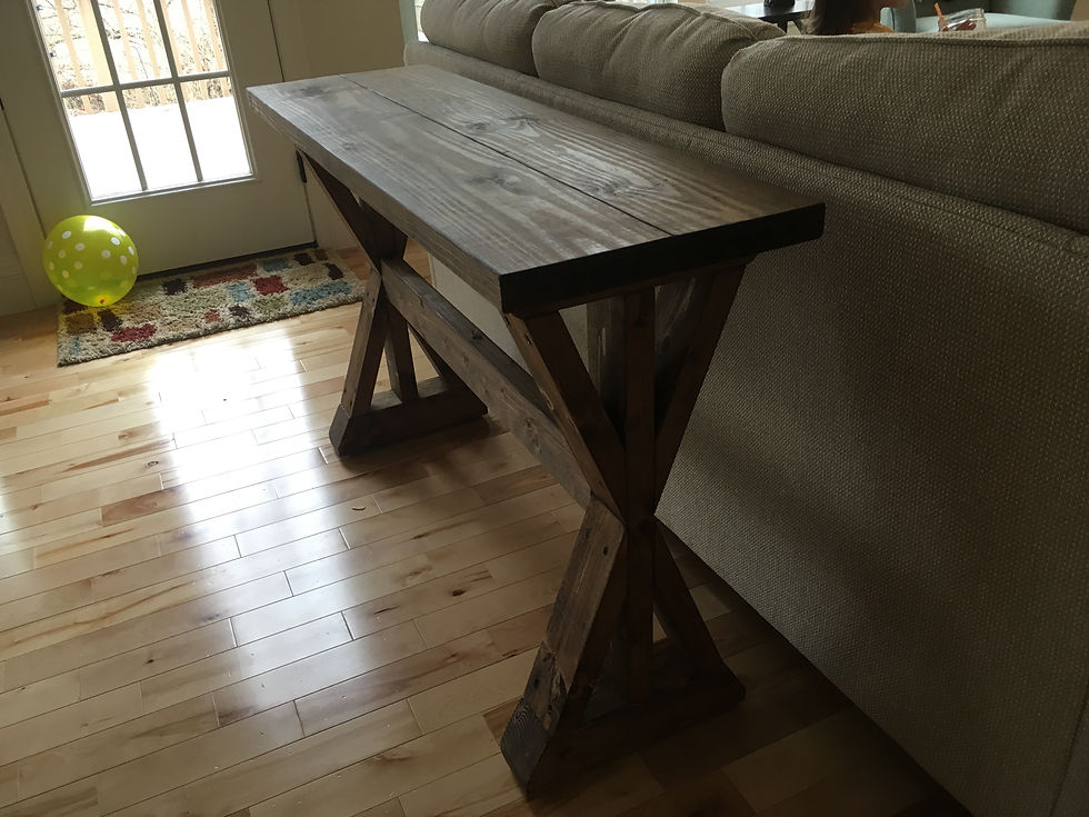Thumbnail: Rustic table build 