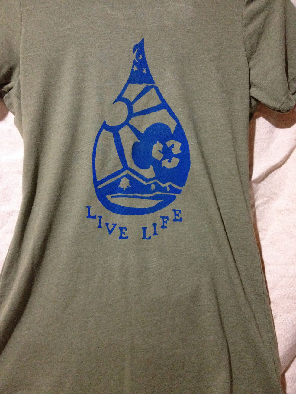 Thumbnail: Women's Water Print T-Shirt
