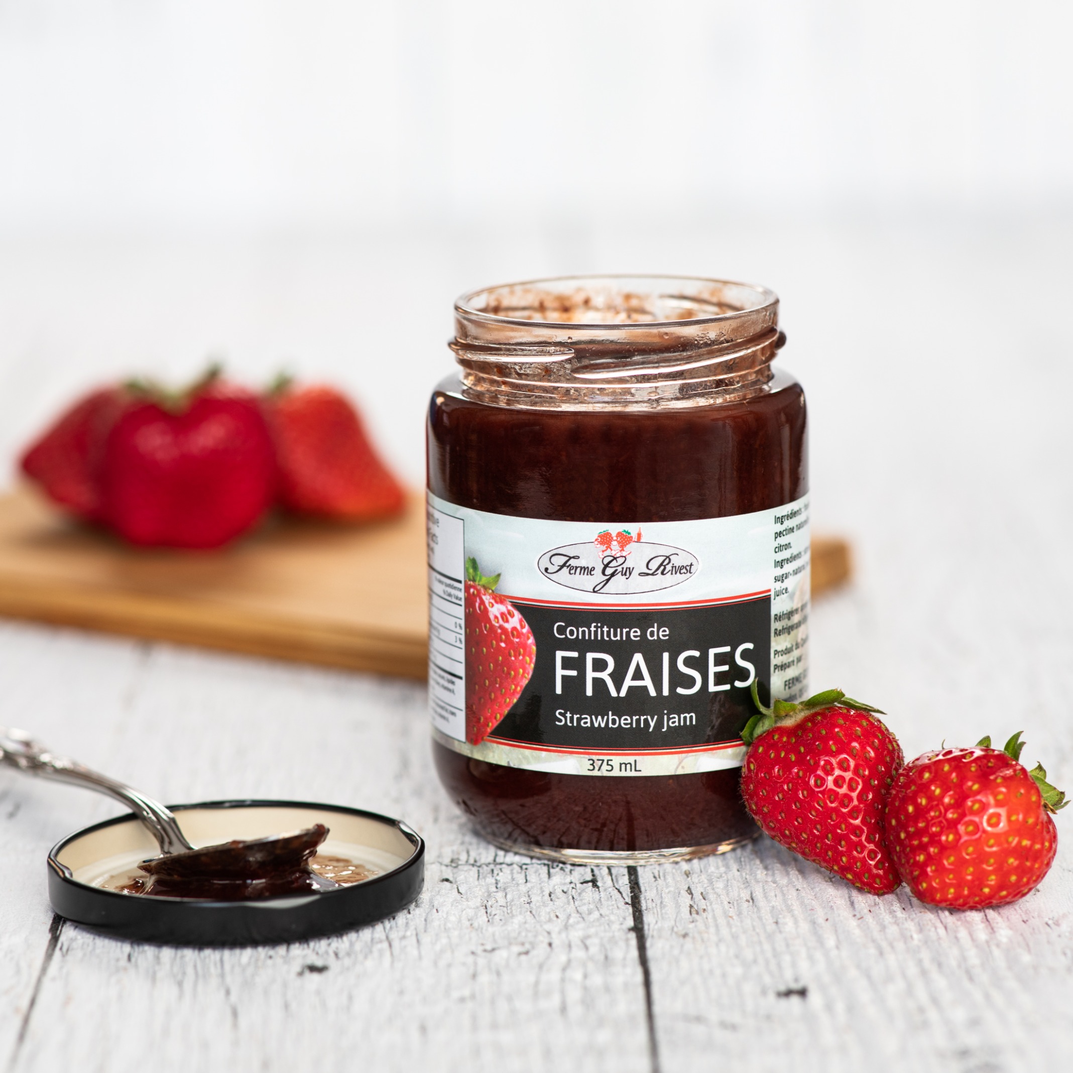 Confiture de fraises - Strawberry jam 375ml