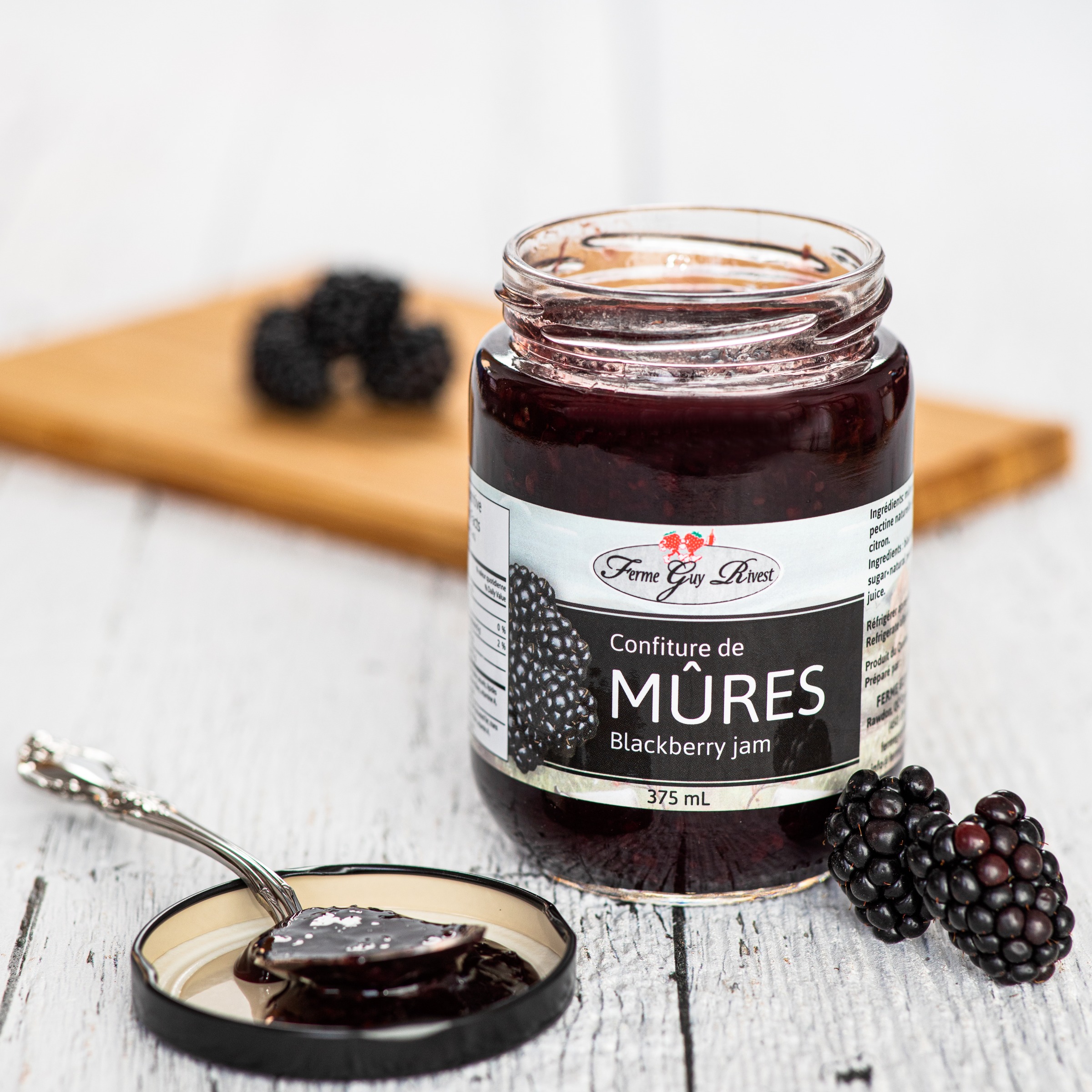 Confiture de mûres - Blackberry jam 375ml