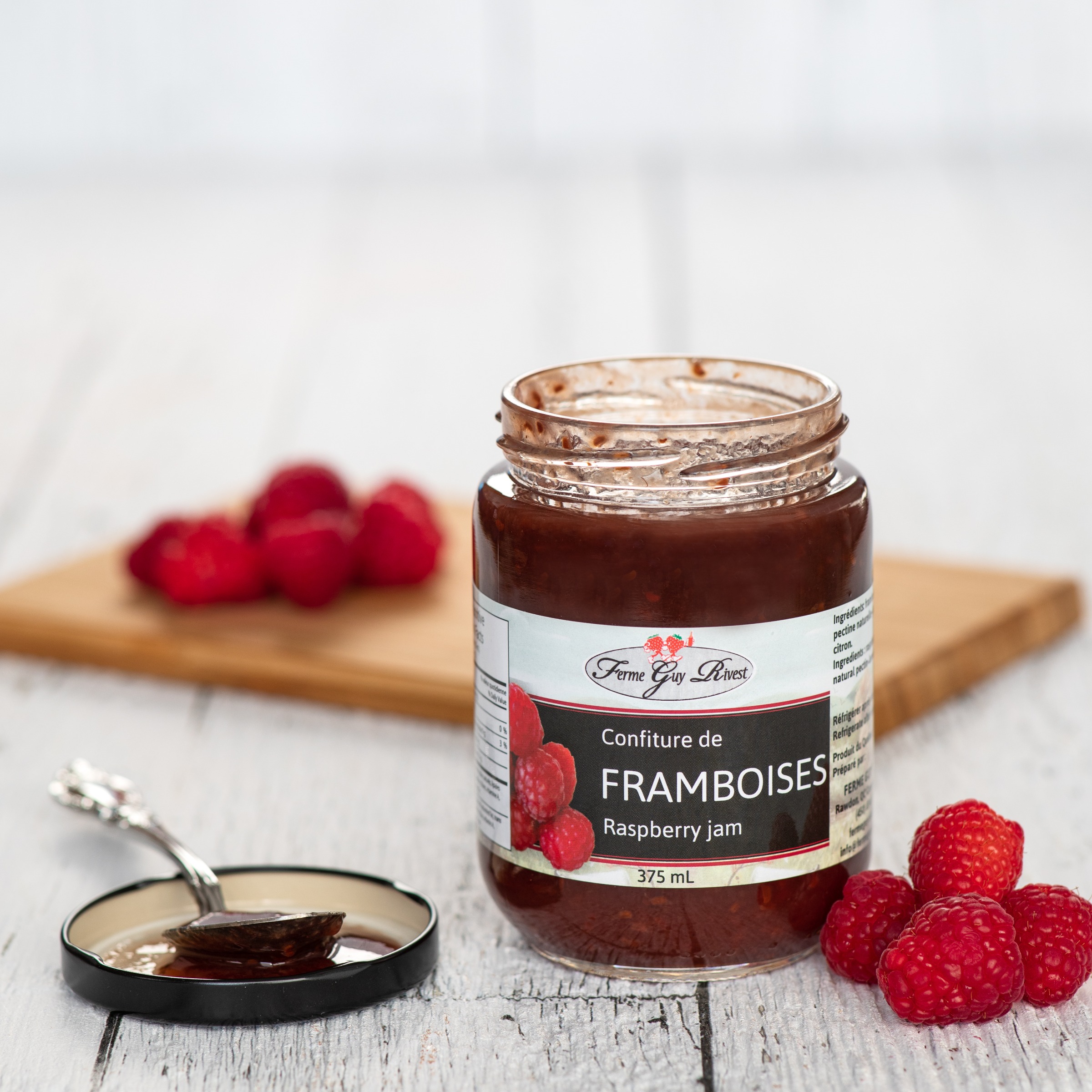 Confiture de framboises - Raspberry jam 375ml