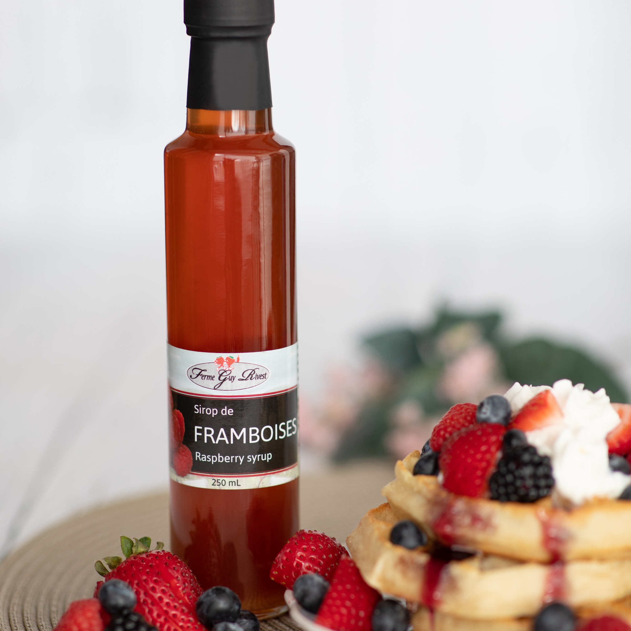 Sirop de framboises - Raspberry syrup