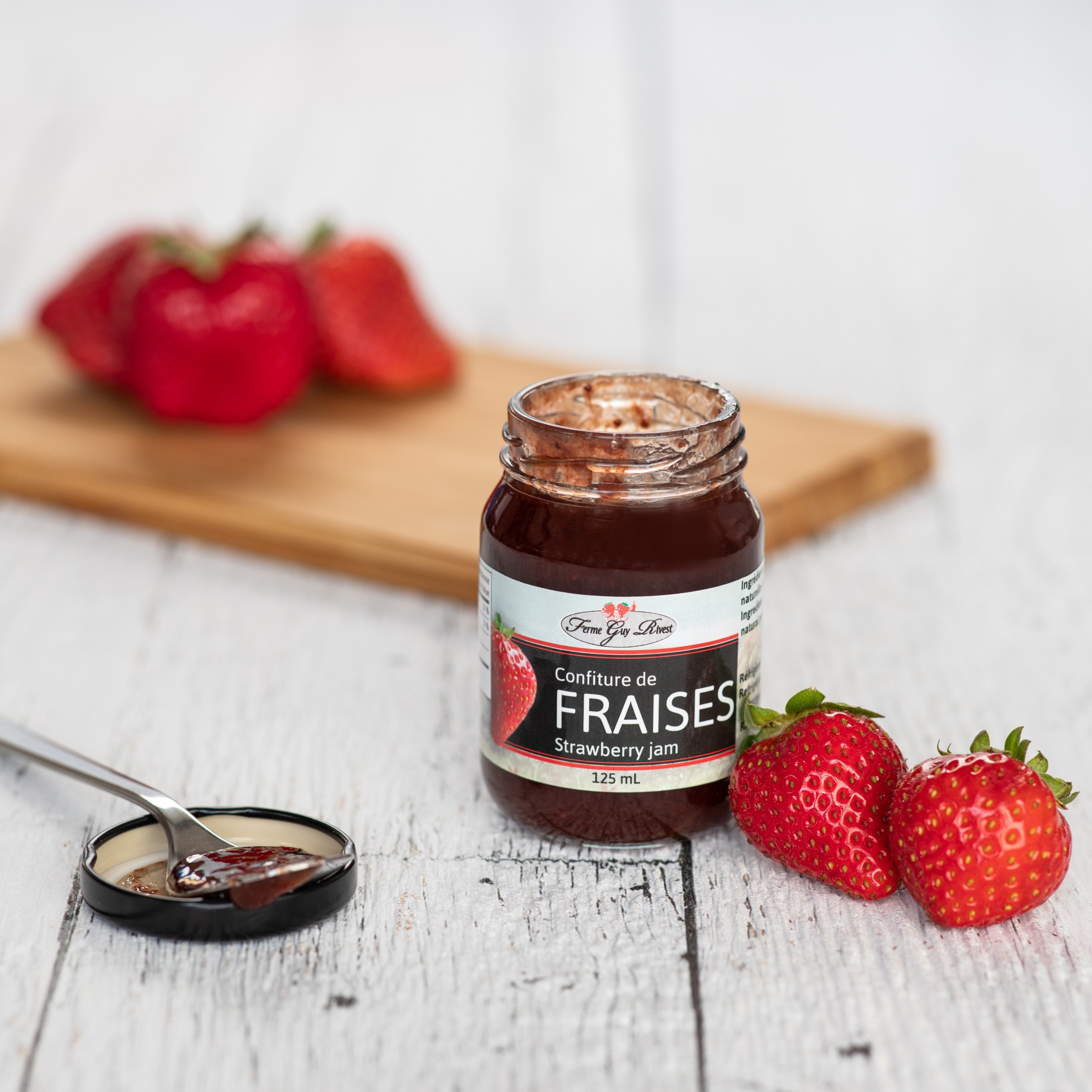 Confiture de fraises - Strawberry jam 125ml