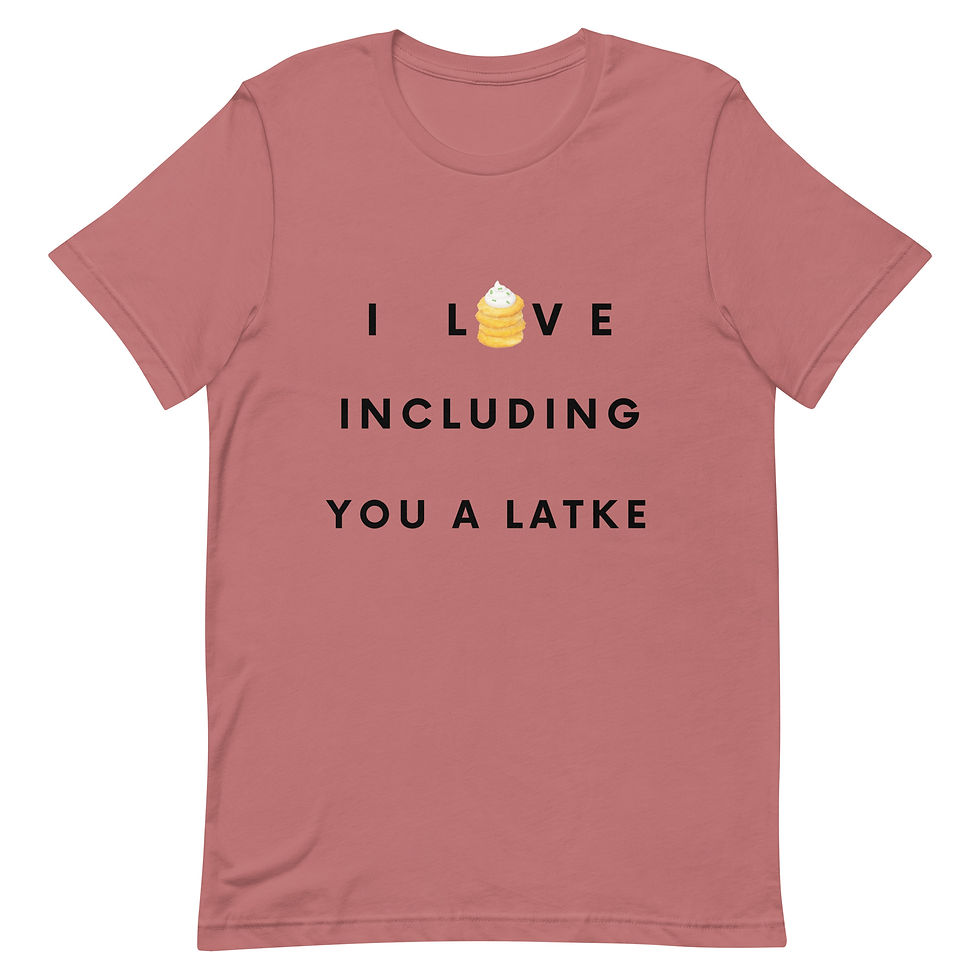 Thumbnail: I love including you a latke shirt