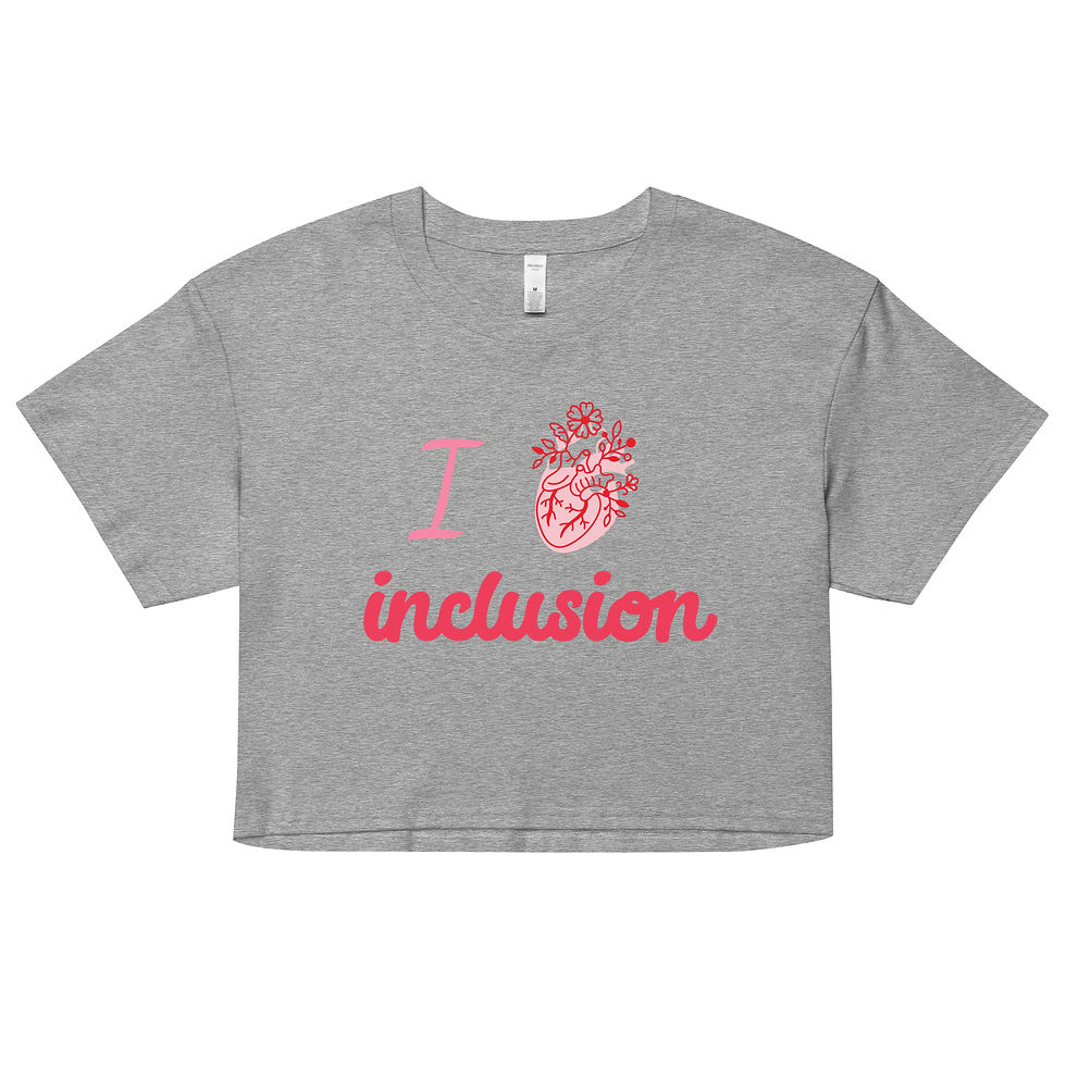 Thumbnail: I HEART Inclusion Crop Top