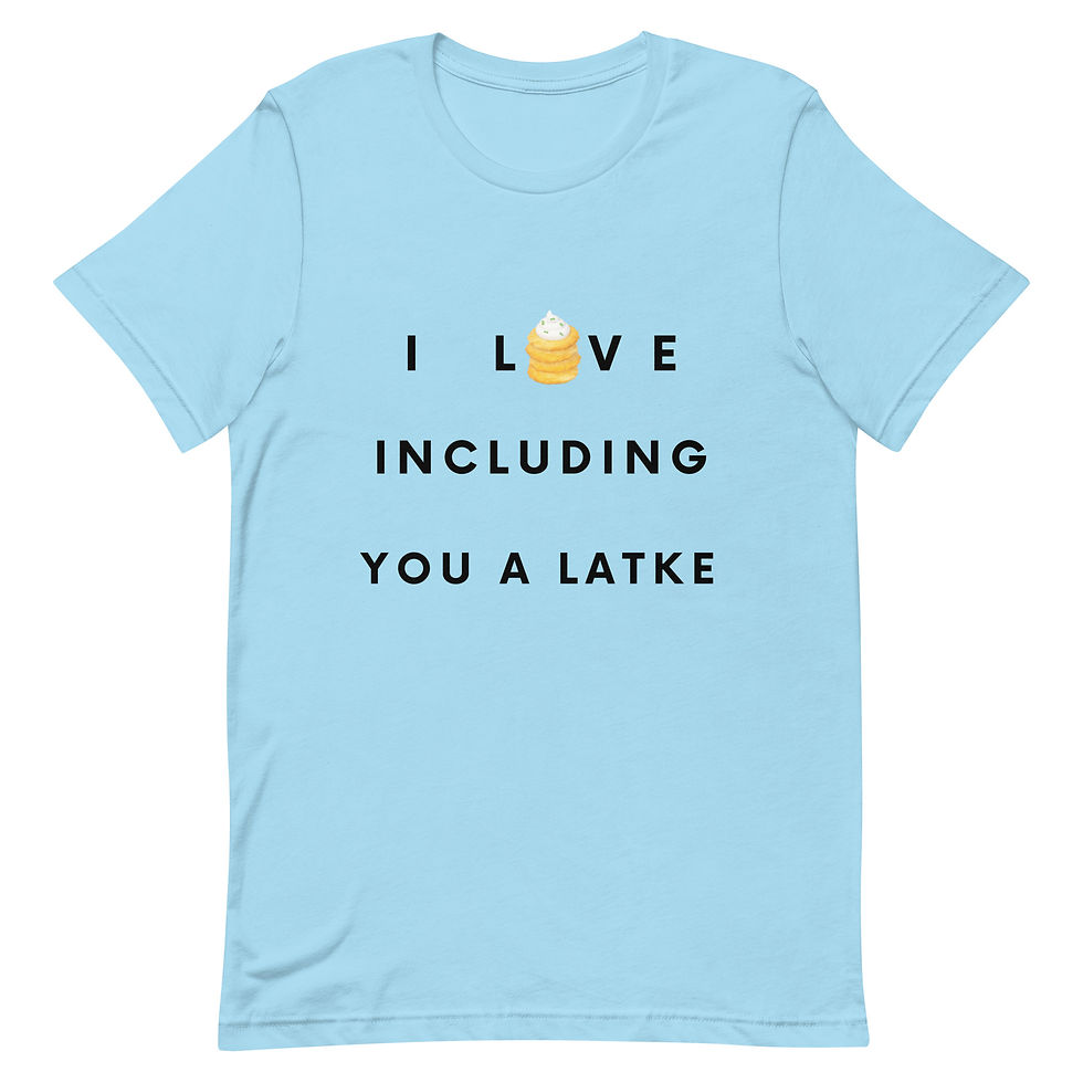 Thumbnail: I love including you a latke shirt