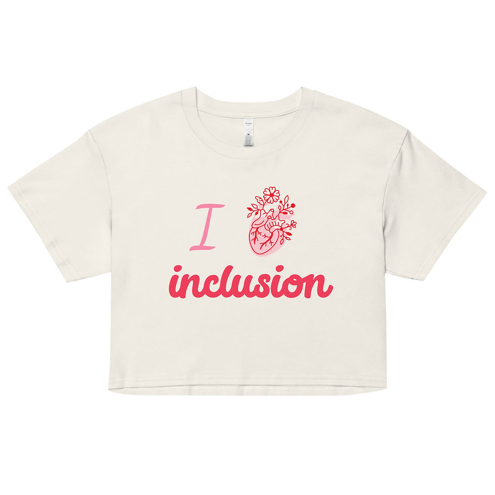 Thumbnail: I HEART Inclusion Crop Top