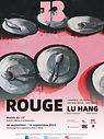 affiche exposition rouge de Lu hang marie 13 paris