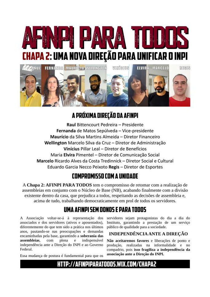 Chapa 2 Lança Programa Para AFINPI
