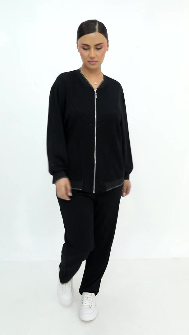 Küçük resim: MODALNAKIŞ RİBANA FERMUAR DETAY TAKIM