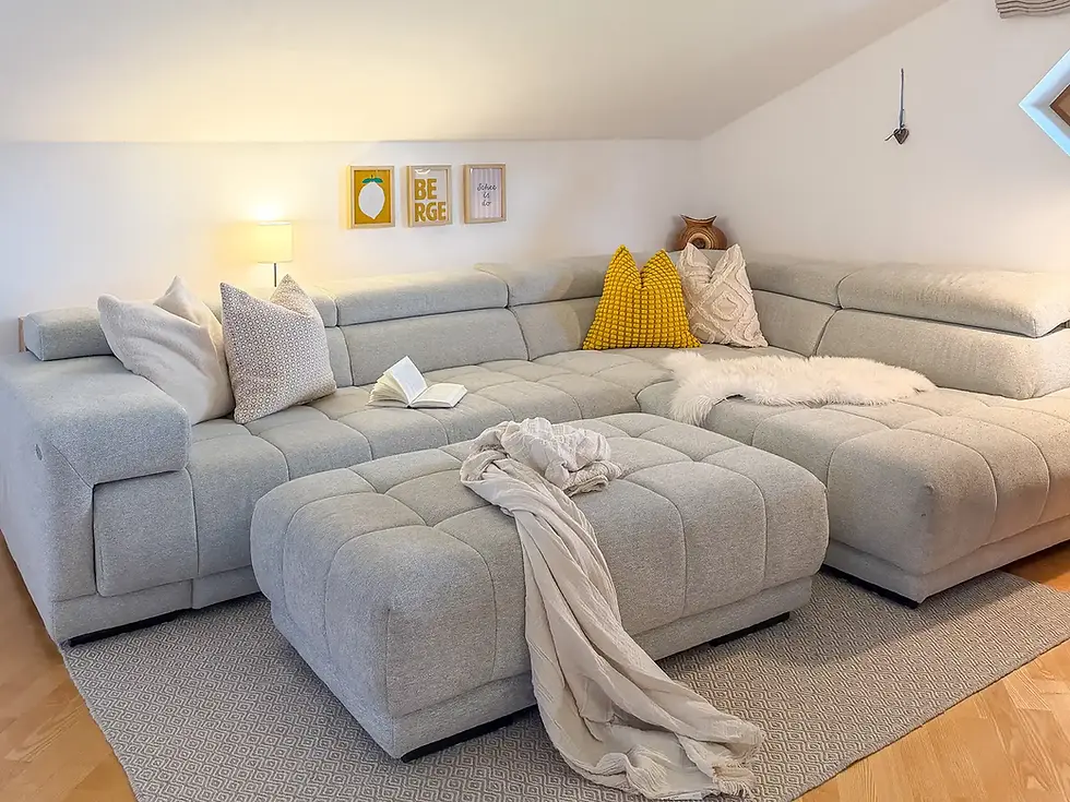 Wohnzimmer Ferienwohnung Windleger