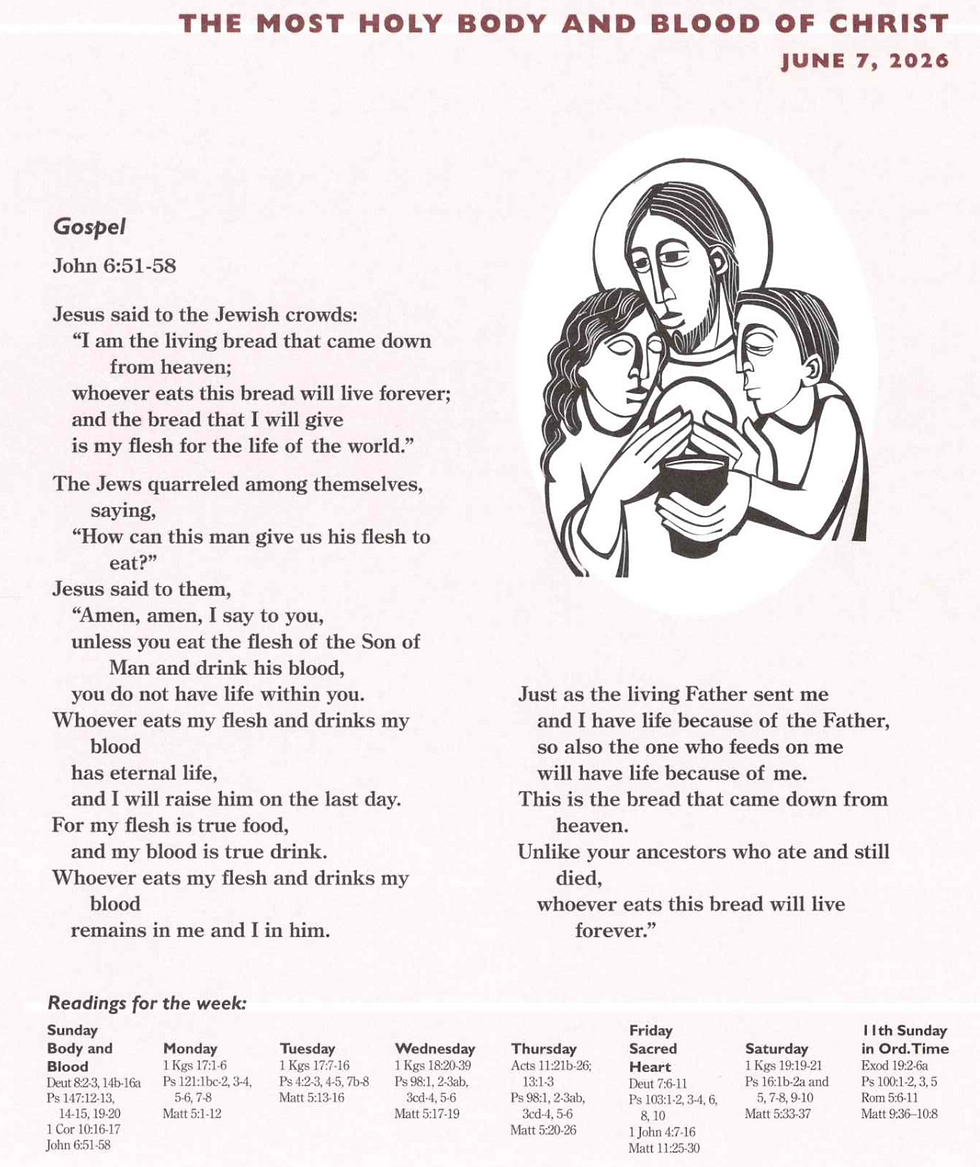 June 7, 2026 Bulletin
