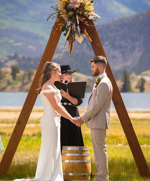Seth & Emily at Altar