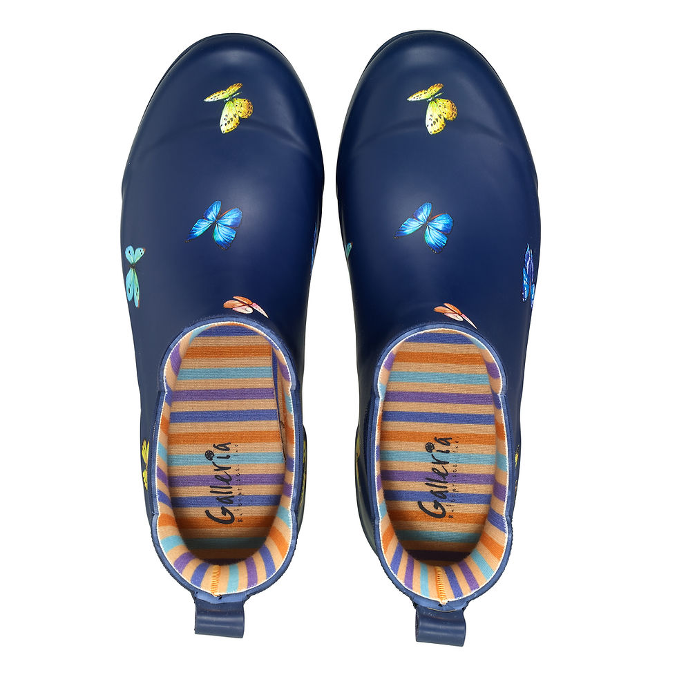 Thumbnail: Navy-Butterfly Chelsea Boot