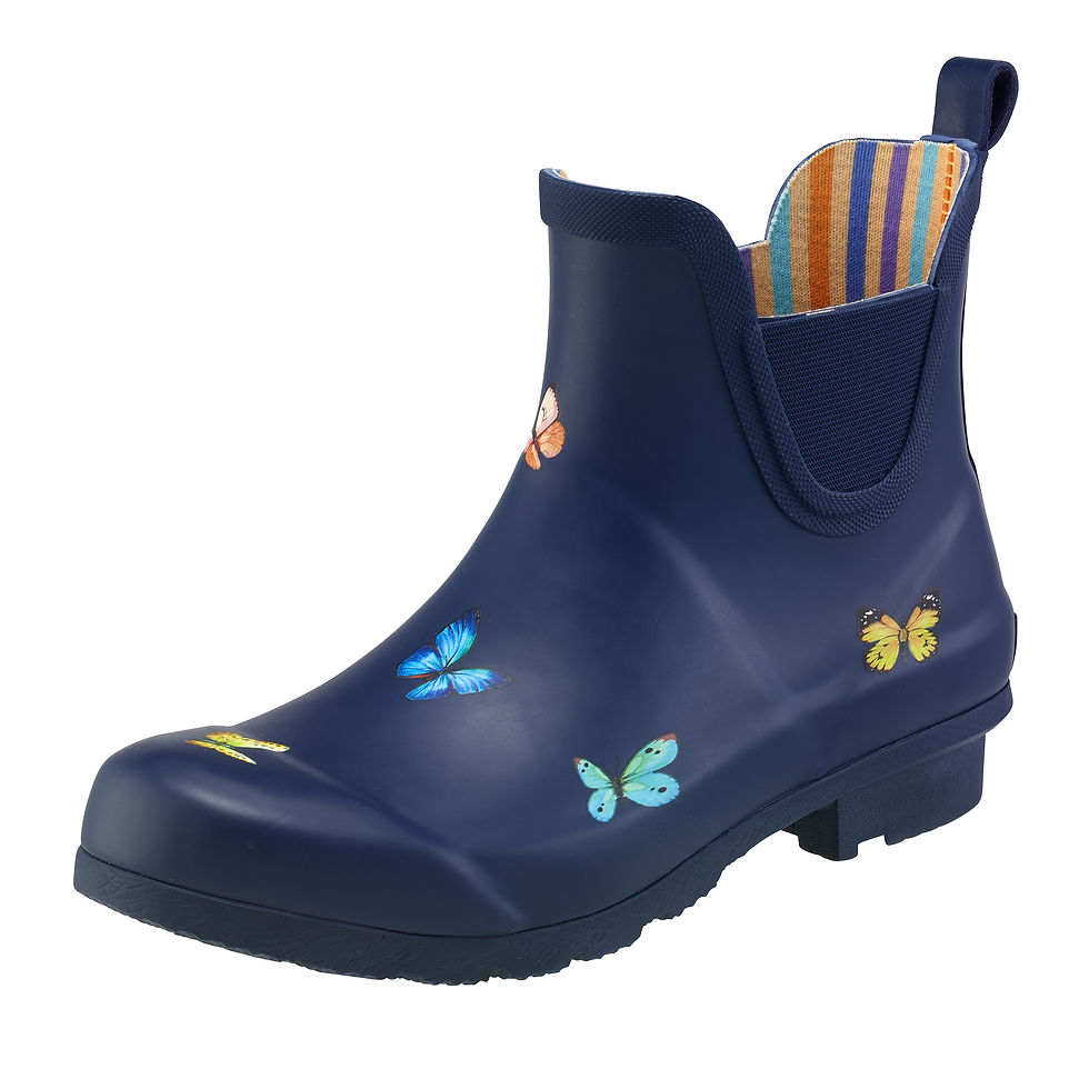 Thumbnail: Navy-Butterfly Chelsea Boot