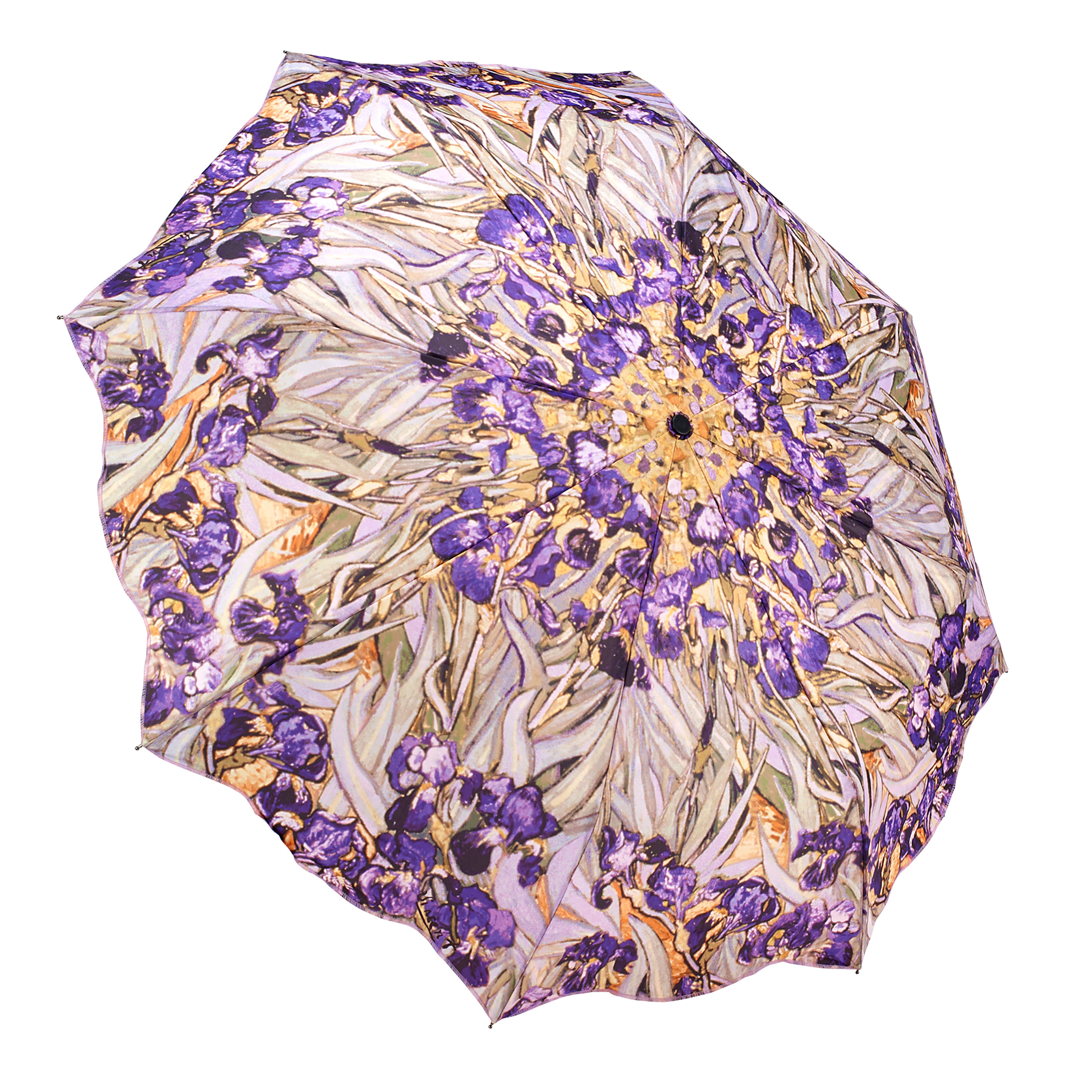 Van Gogh Irises Close Folding Umbrella galleriaenterprises