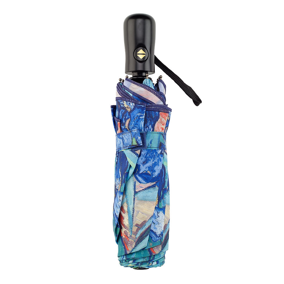 Thumbnail: Van Gogh Irises Folding Umbrella