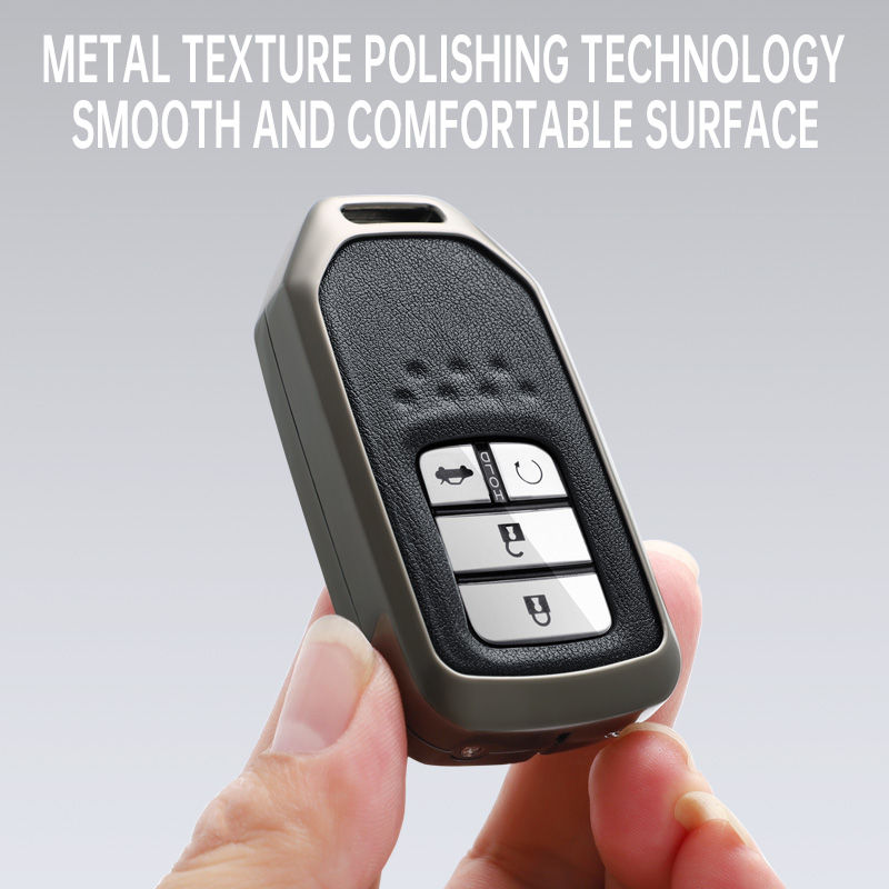 Miniatura: Zinc Alloy Cover Remote Key Case For Honda 2017 2018 19CRV Pilot Accord Civic Ja