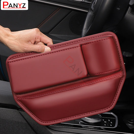 Miniatura: Multifunction Seat Gap Storage Bag For Car Seat Gap Filler With Phone Cup Holder