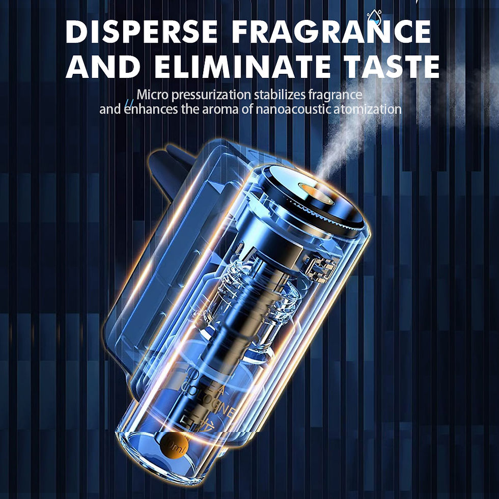 Miniatura: Car Electric Air Diffuser Aroma Car Air Vent Humidifier Mist Aromatherapy Car Ai