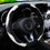 Miniatura: PU Carbon Fiber Leather Car Steering Wheel Cover without Inner Ring Suitable for