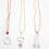 Thumbnail: Geometrical necklace adjustable, red,  Orange, yellow 