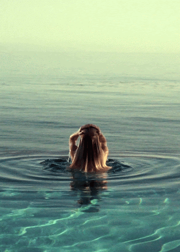 Under water