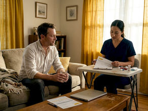 Nurse prepares life insurance medical exam at home