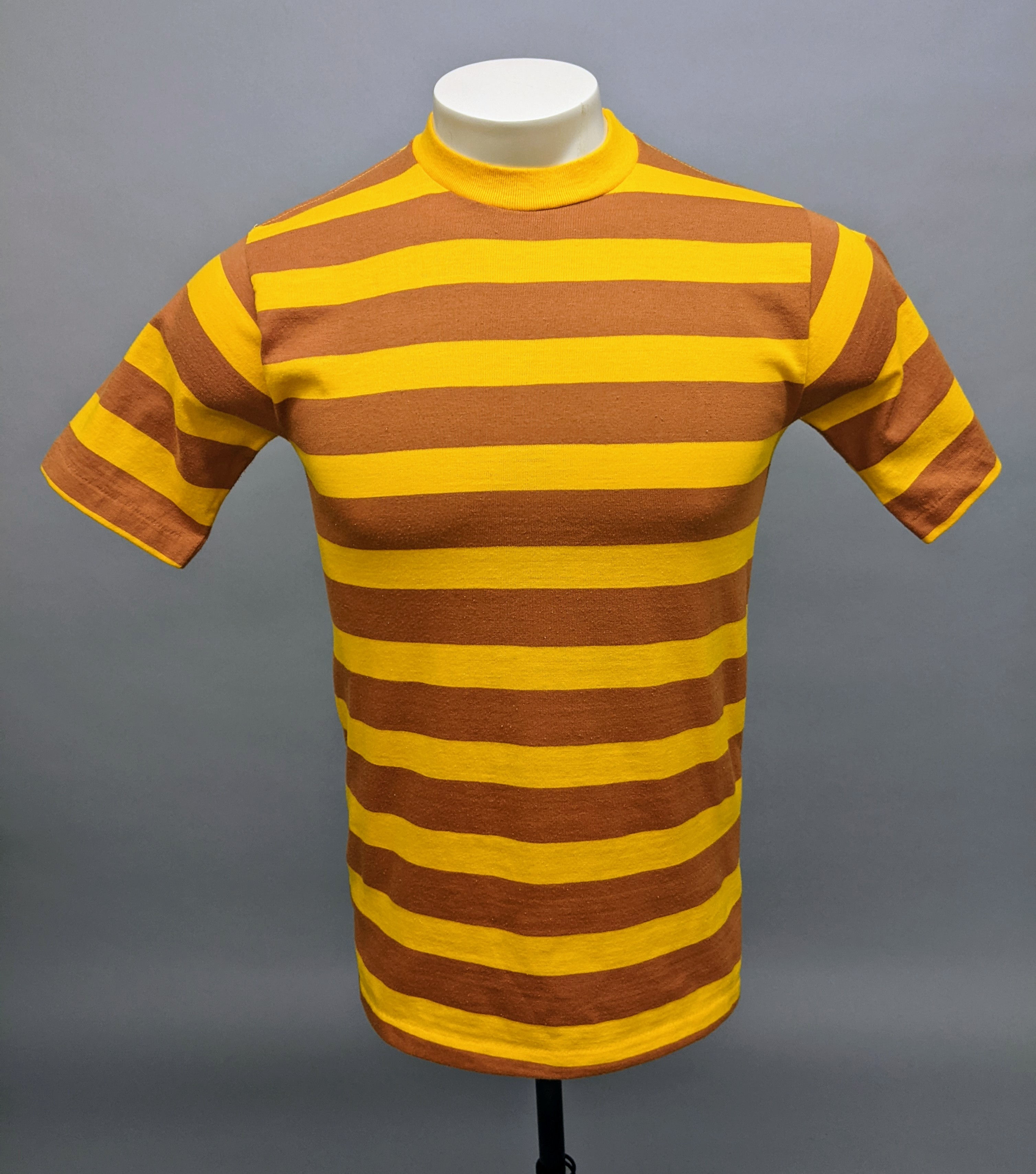 1960's Yellow + Gold Striped Tee