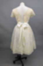 Thumbnail: 1950's Lace Wedding//Party Dress in white