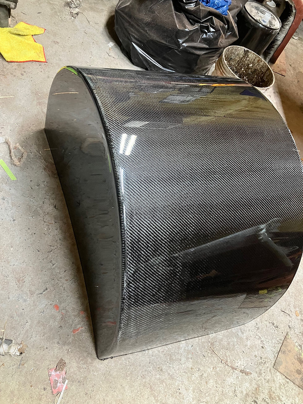 Thumbnail: 38” carbon composite wheel tubs