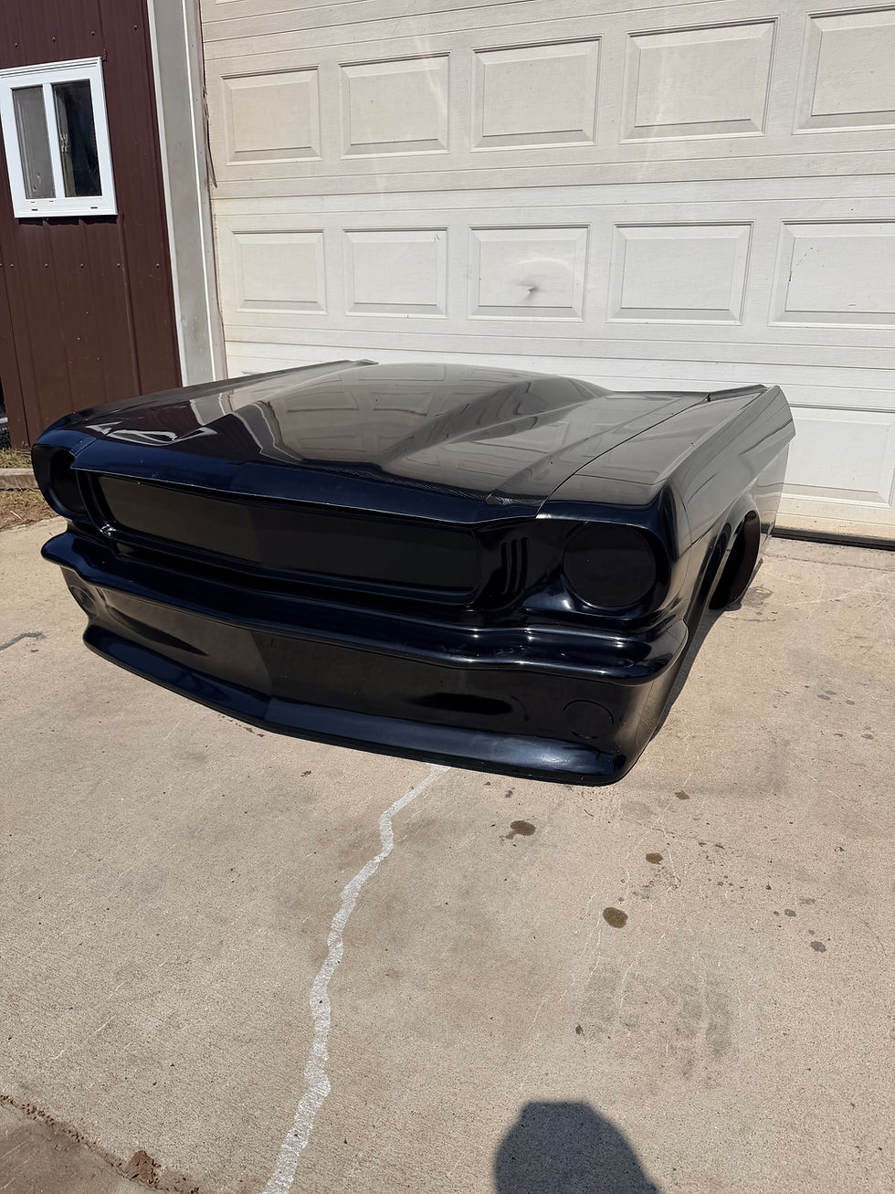 Thumbnail: 1965-66 mustang one piece fiberglass front end 