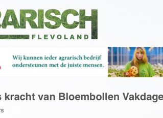 Vrijwilligers kracht van Bloembollen Vakdagen Flevoland