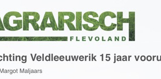 Stichting Veldleeuwerik: 15 jaar vooruit!