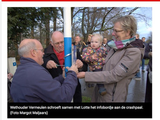 Crashpaal symbool voor de strijd voor de vrijheid