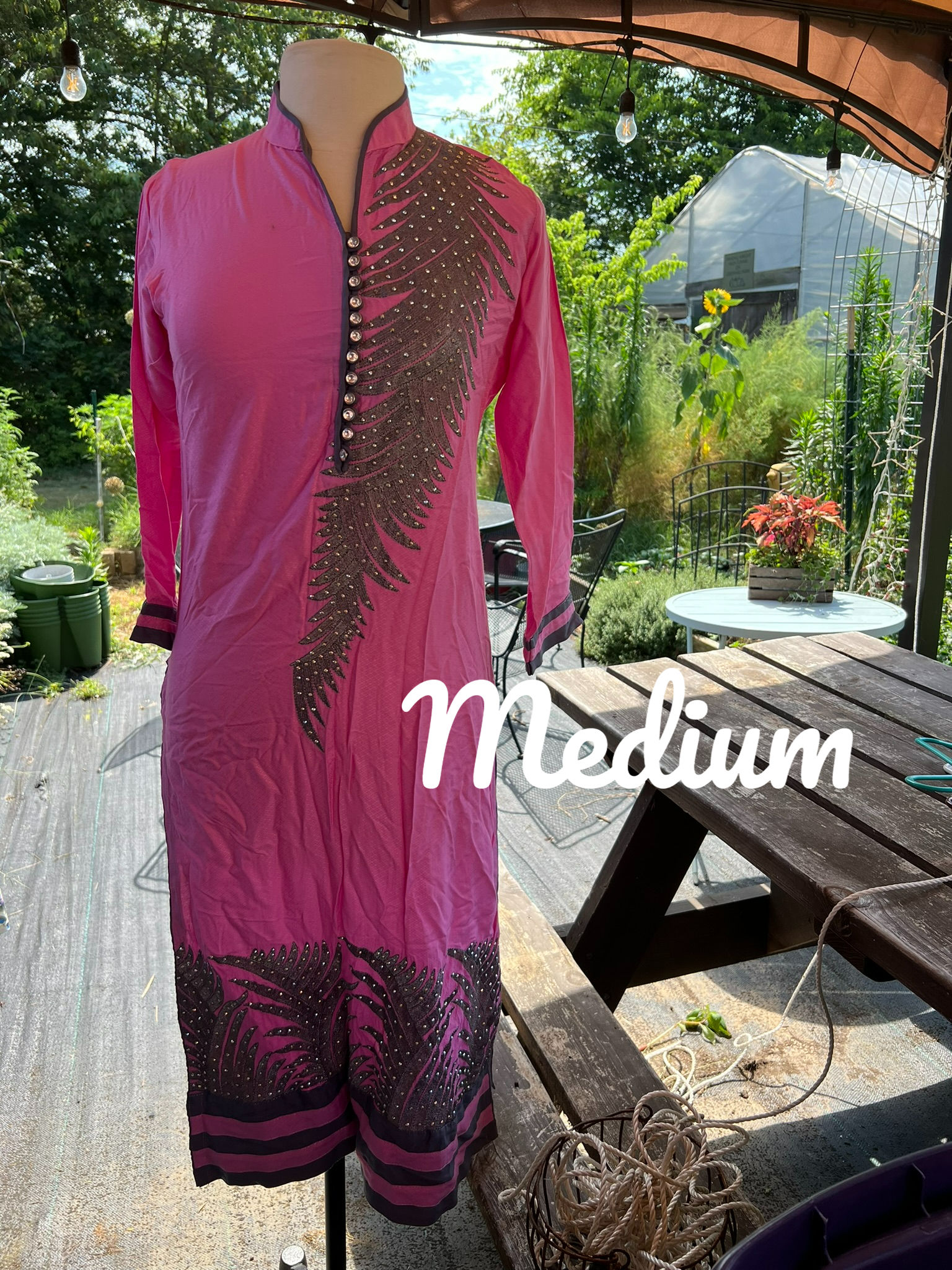 Raspberry Shimmer Tunic