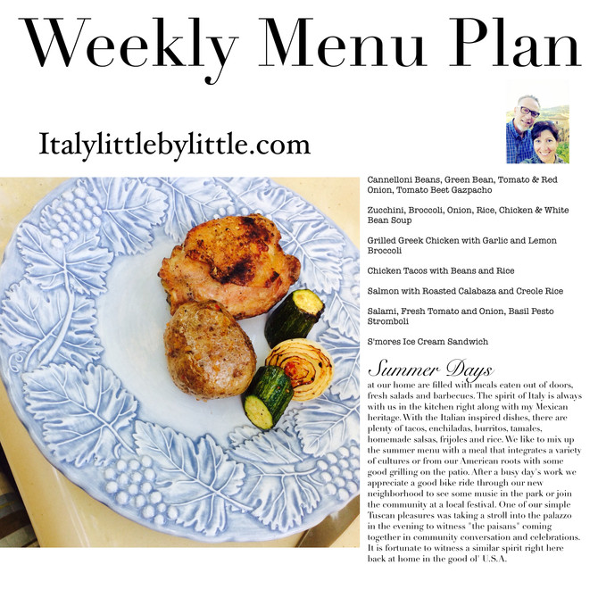 Weekly Menu Plan