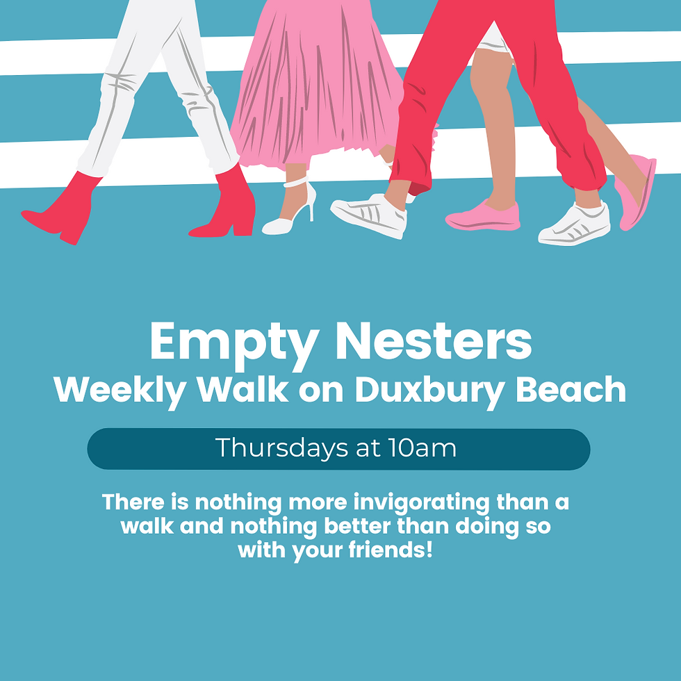 Empty Nesters: Weekly Walk on Duxbury Beach