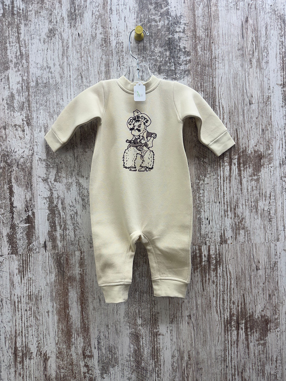 Thumbnail: Infant Rabbit Skin Pistol Pete jumpsuit 